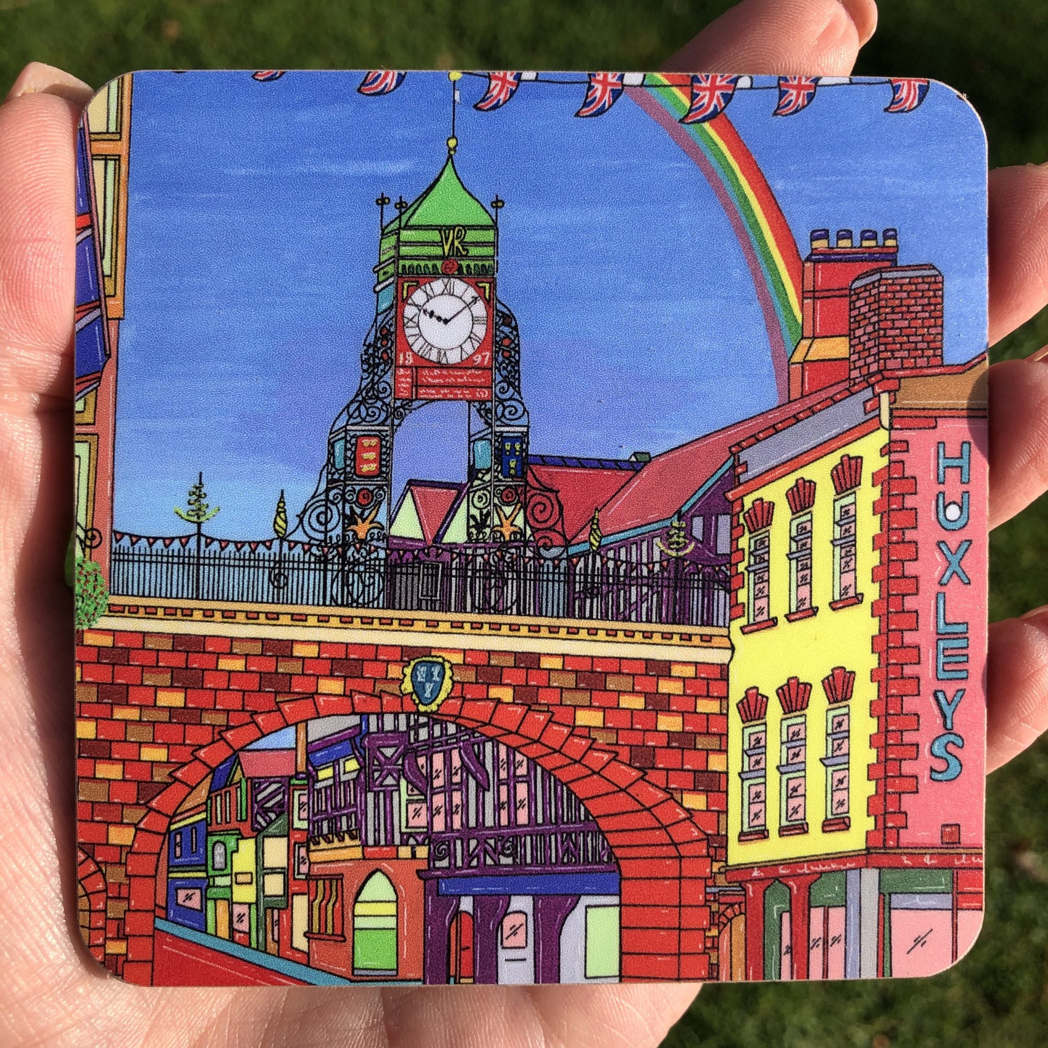 Eastgate Street cork backed coaster SOLD OUT email to reserve next